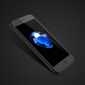 Защитное стекло 3D на iPhone 7 +, черное